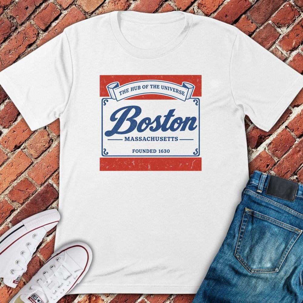 Boston Label T-Shirt - White
