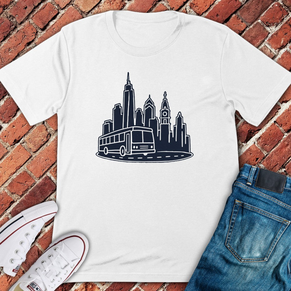Skyline Bus T-Shirt - White