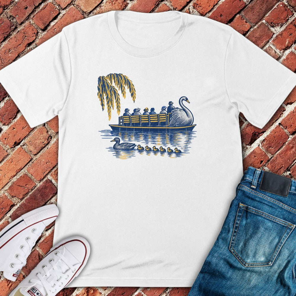Swan Boat T-Shirt - White