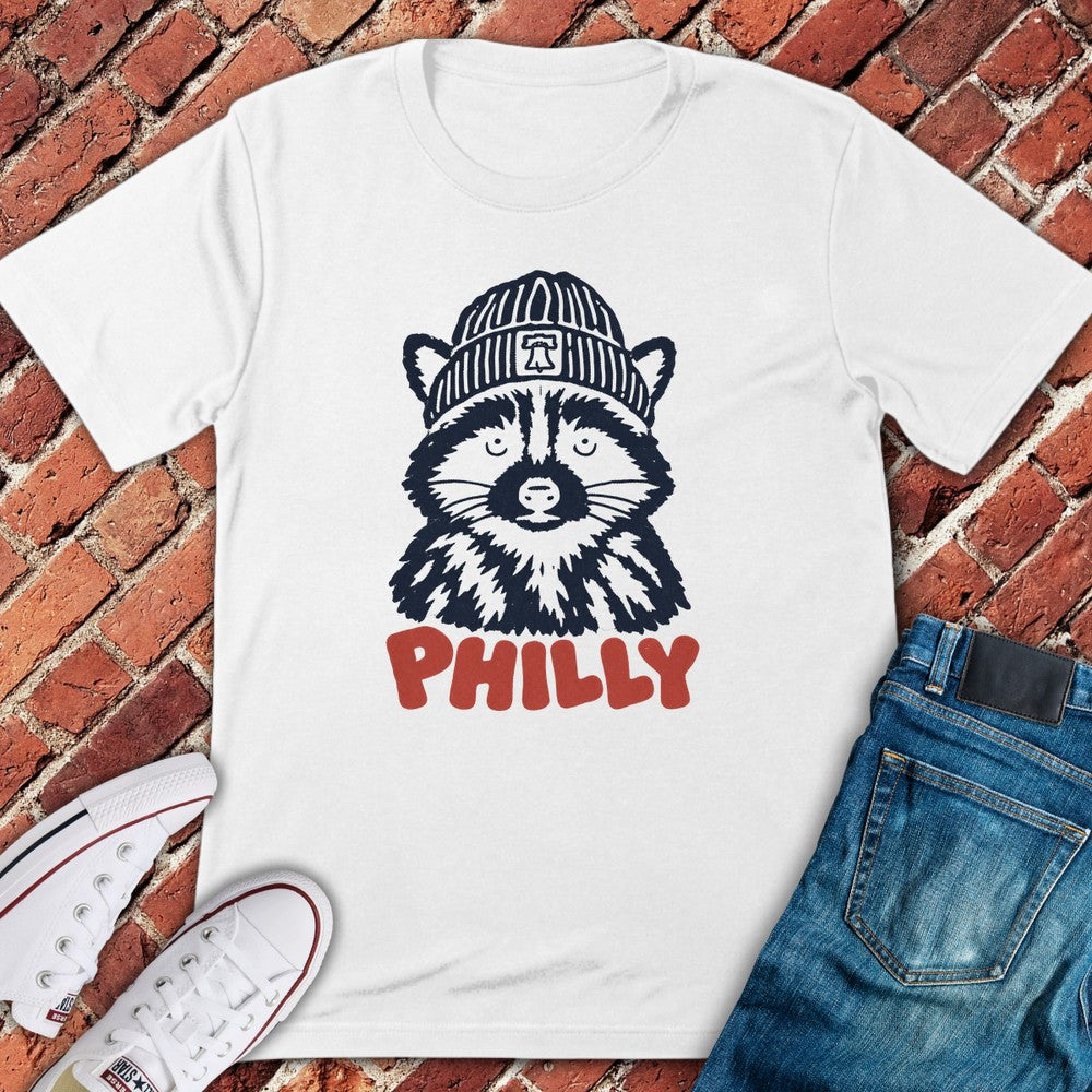 Rowhome Raccoon T-Shirt - White