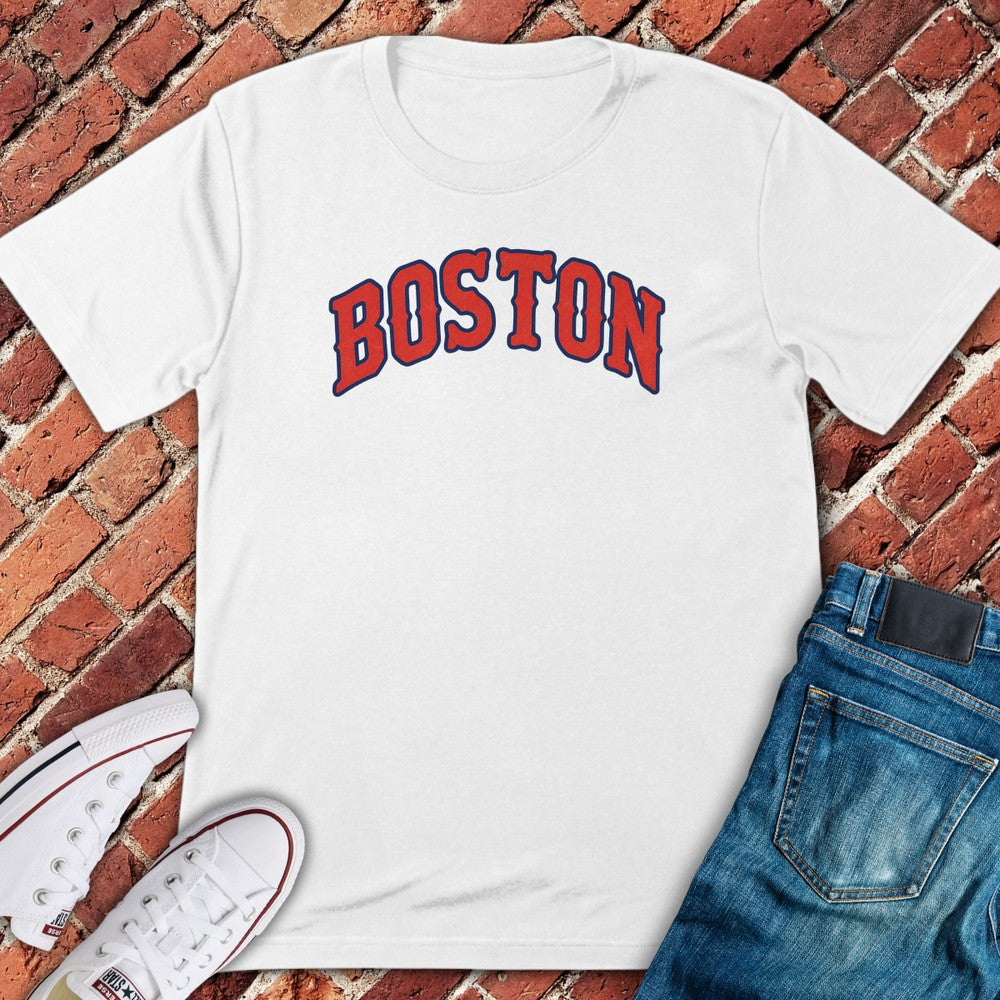 Boston Felt T-Shirt - White