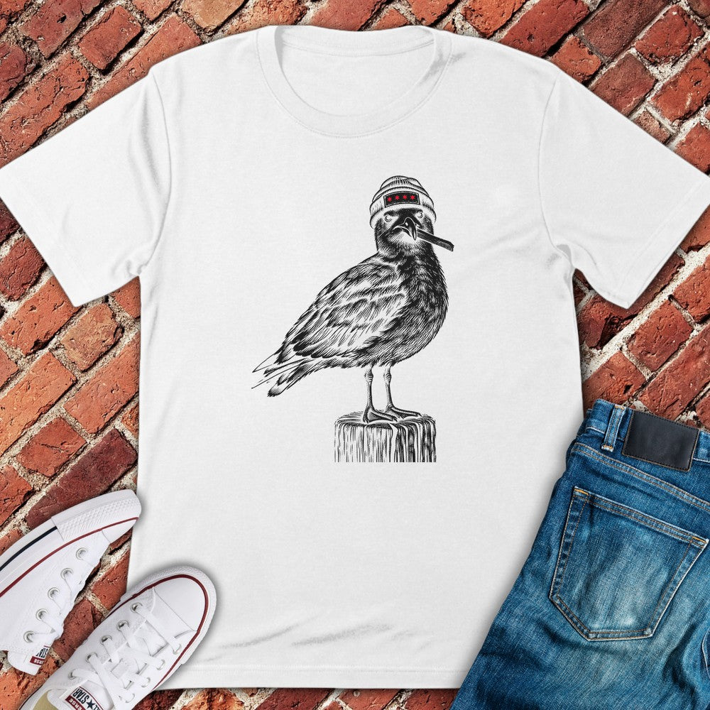 Beanie Gull T-Shirt - White