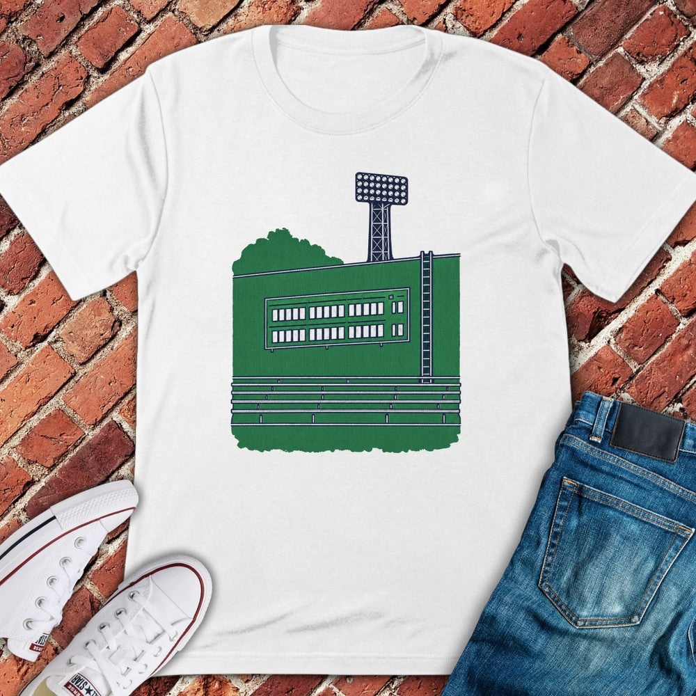 Green Wall T-Shirt - White