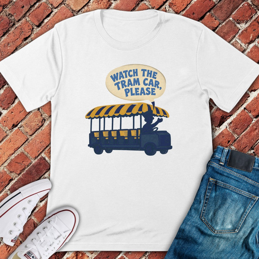 Tram Car T-Shirt - White