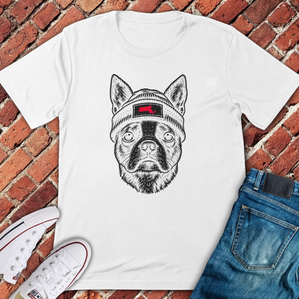 Terrier Beanie T-Shirt - White