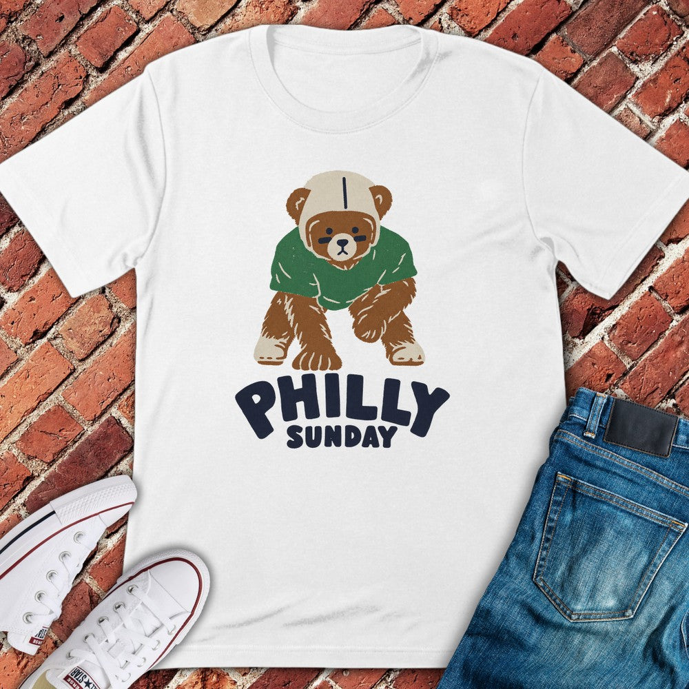 Linebacker Teddy T-Shirt - White