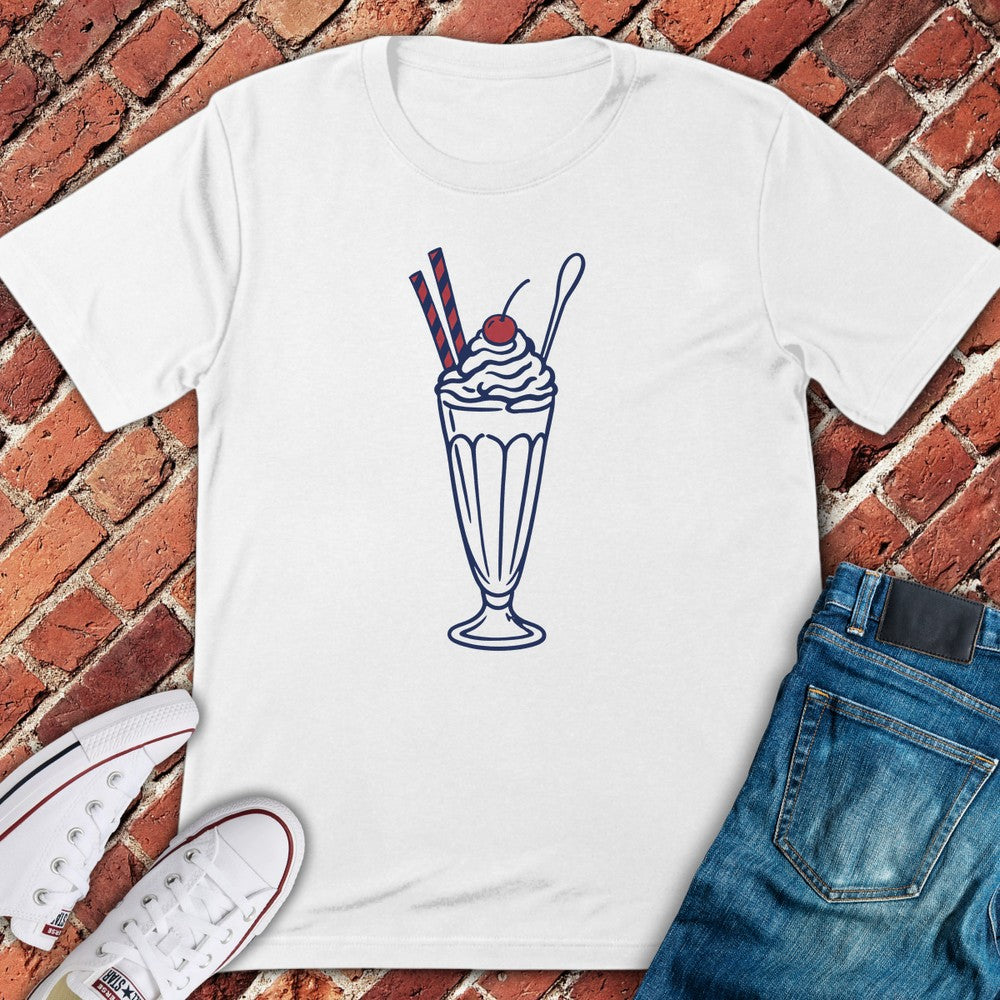 Two Straws T-Shirt - White