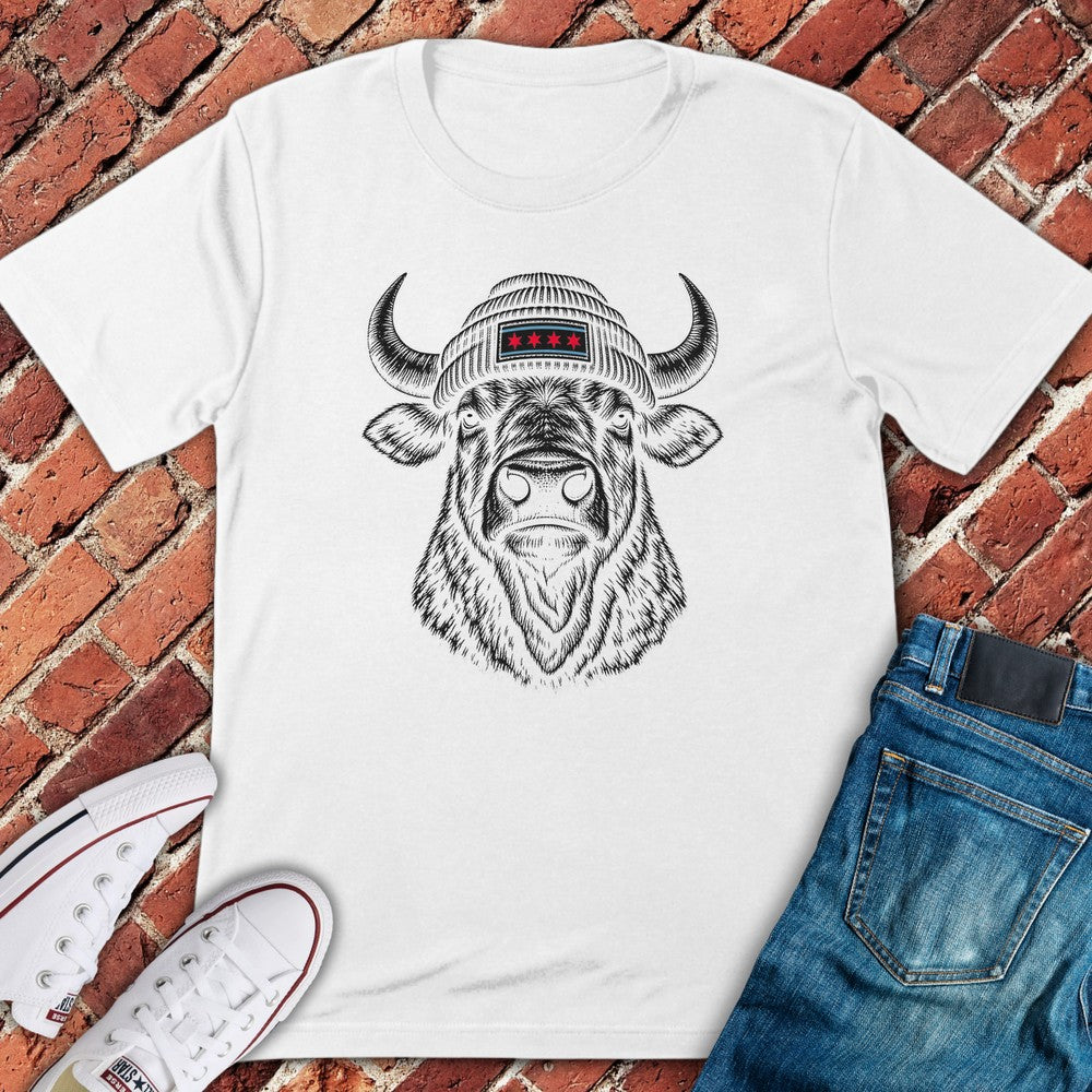 Beanie Bull T-Shirt - White