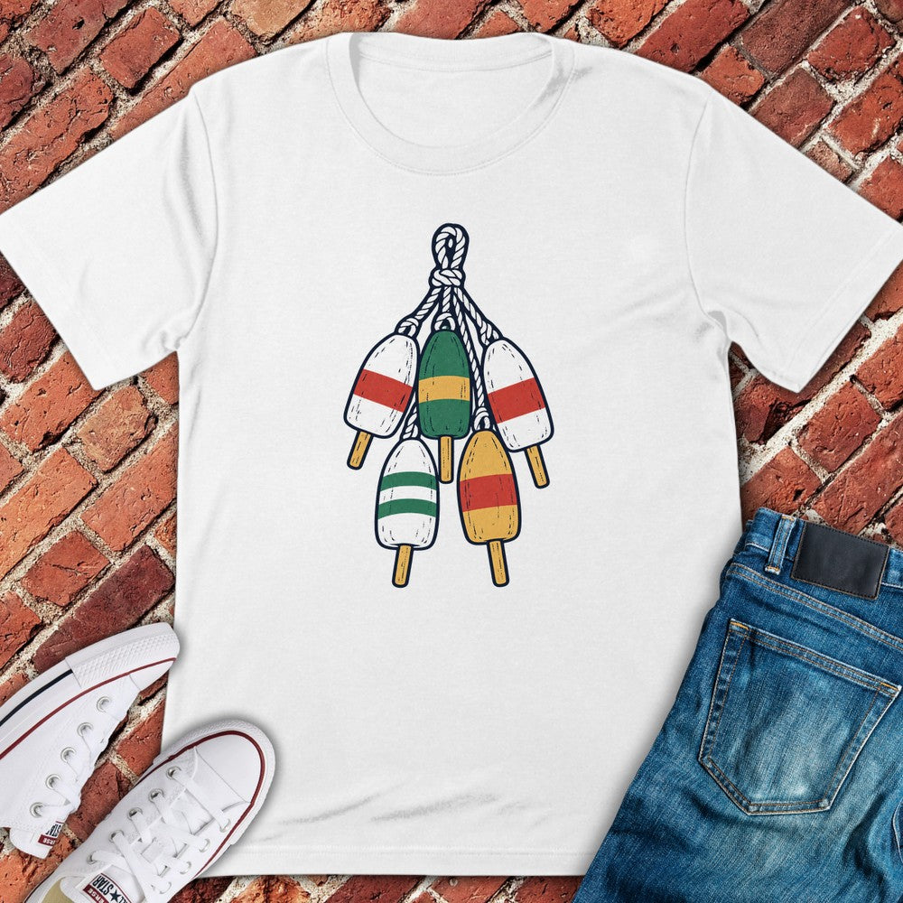 Lobster Buoys T-Shirt - White