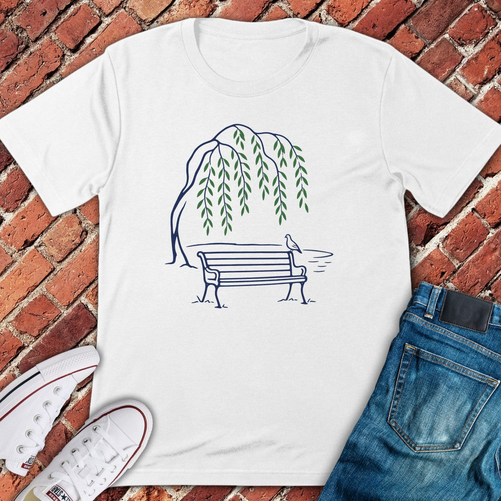 Garden Bench T-Shirt - White