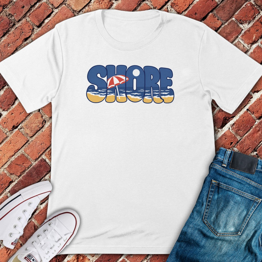 Shore Letters T-Shirt - White