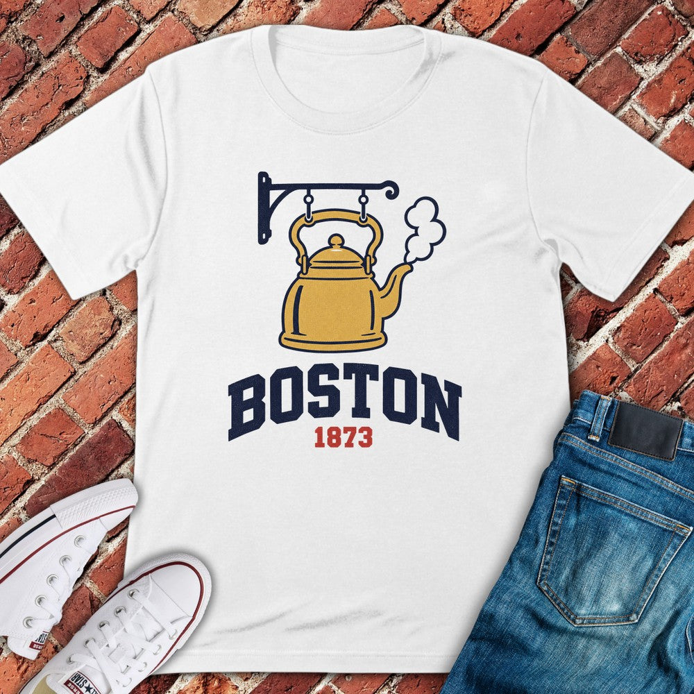 Steaming Kettle T-Shirt - White