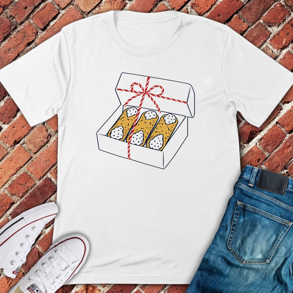 Cannoli Box T-Shirt - White